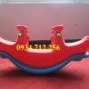 Bập bênh đôi con gà, đồ chơi mầm non, thiết bị mầm non
