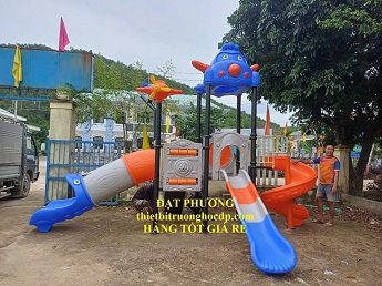 nhà khối liên hoàn mầm non ngoài trời