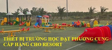 thiết bị vui chơi trẻ em ngoài trời resort
